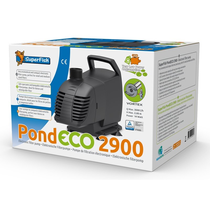 POND ECO 2900l/h 14w  pompe filtration**