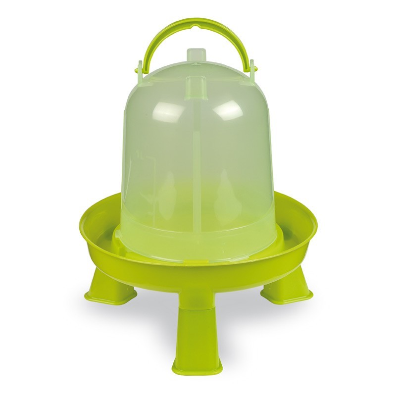 ABREUVOIR VOLAILLES 1,5L +3 PIEDS VERT** GAUN /10pcs