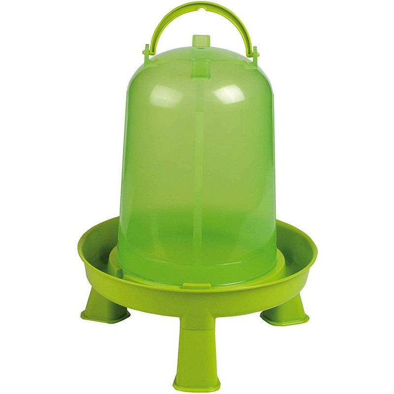 ABREUVOIR VOLAILLES 10L + 4 PIEDS VERT** GAUN /5pcs
