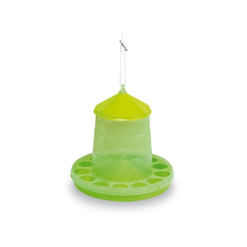 !!!!!!!  TREMIE PLASTIQUE VOLAILLE 2KG VERT** GAUN /10pcs