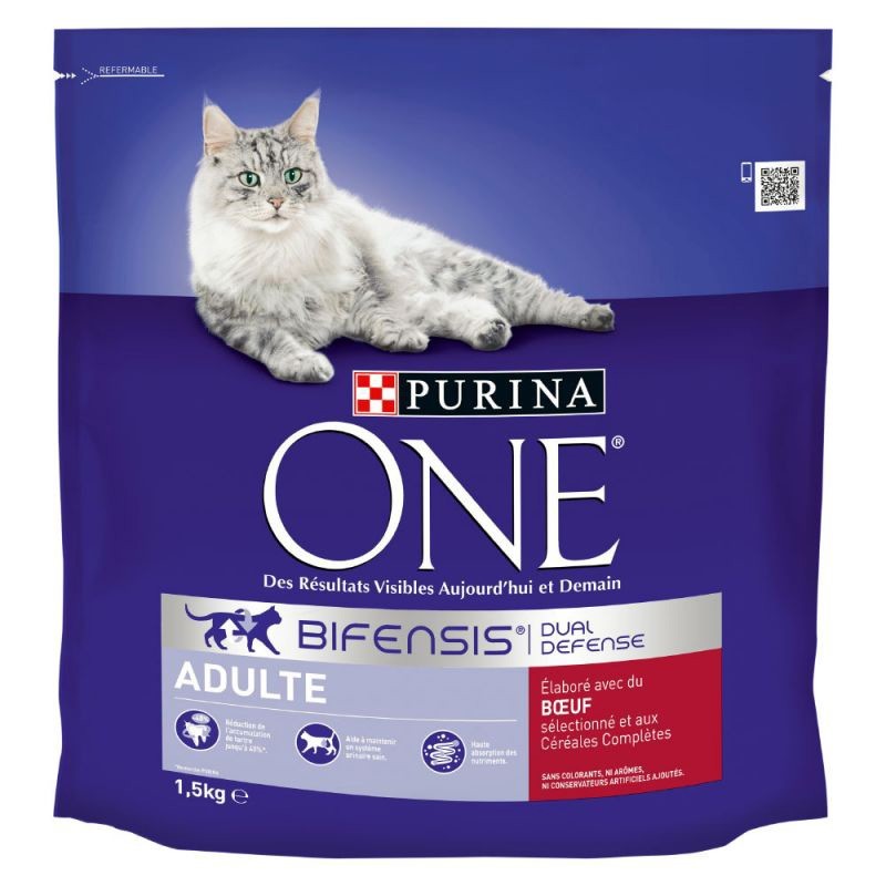 PURINA ONE ADULT BOEUF 1.5G***