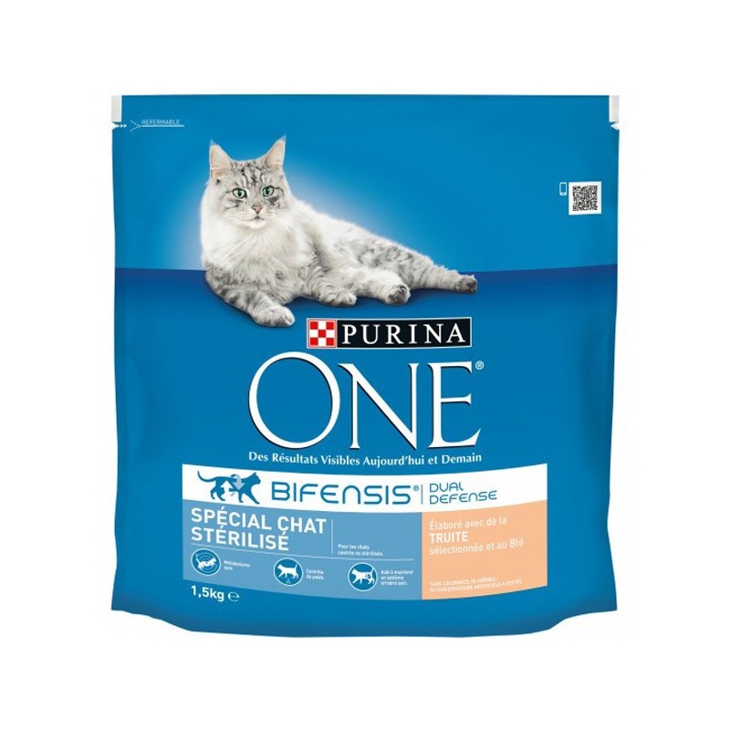 PURINA ONE STERIL TRUITE ET BLE 1.5 KG**