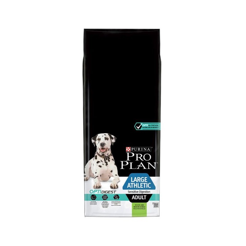 PROPLAN ADULT ATHLETIC AGNEAU SENSITIVE DIGESTION 14KG *+