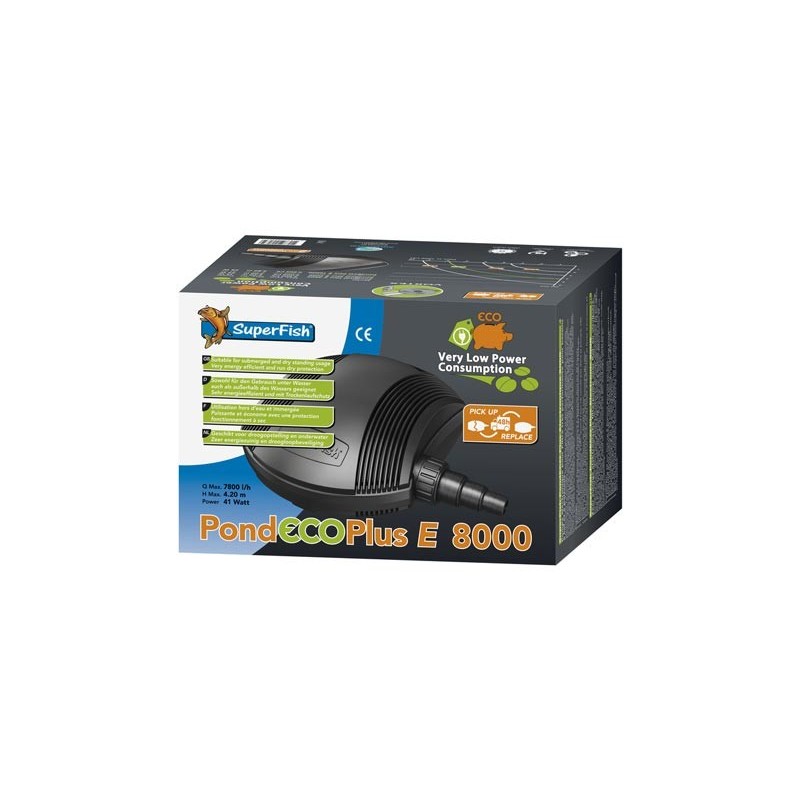 POND ECO PLUS E 8000l/h 41w pompe filtration***