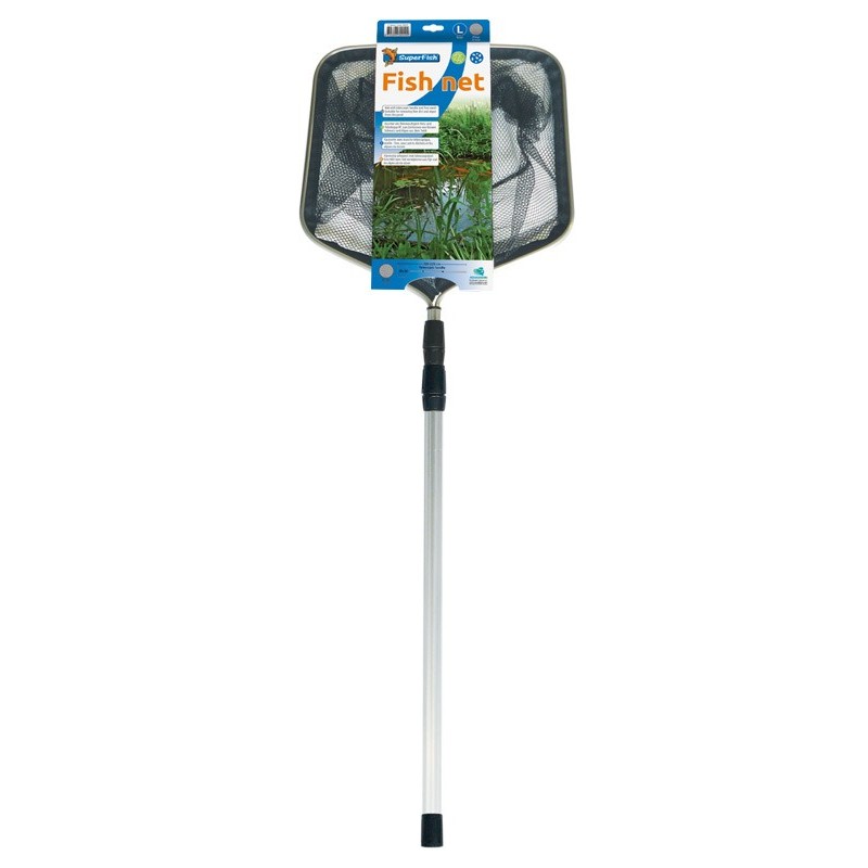 EPUISETTE POND NET LARGE 38X35CM 220CM TELESCOPIQUE FINE**