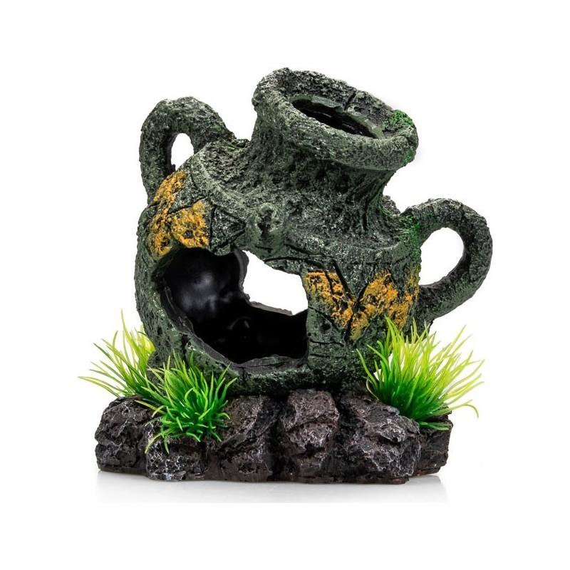 Deco JARRE MARRON2 12,5x11x14cm**GIGAN