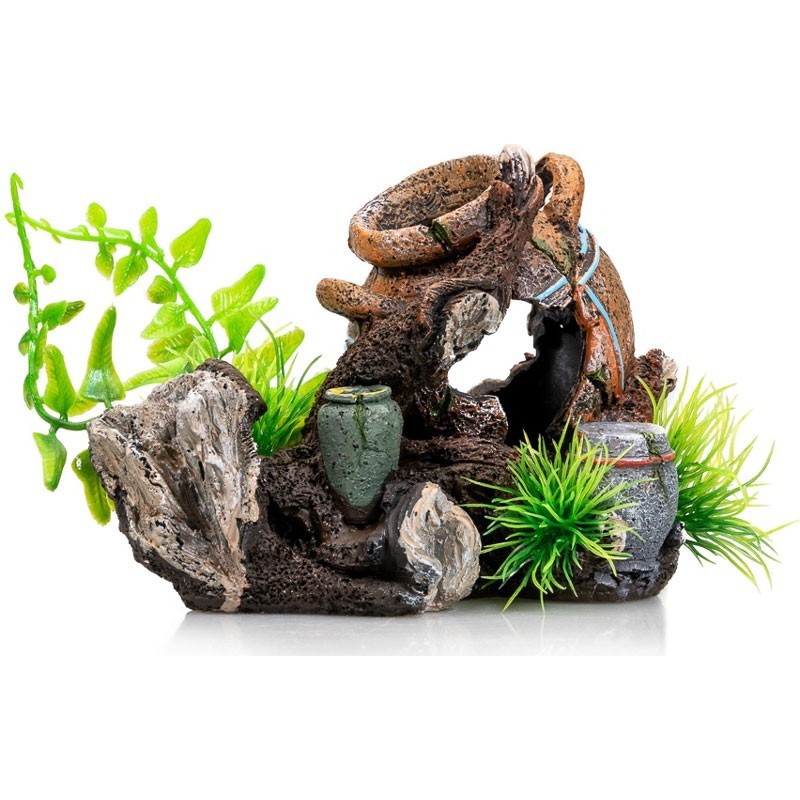 Deco JARRE MARRON5 15x9x11cm**GIGAN