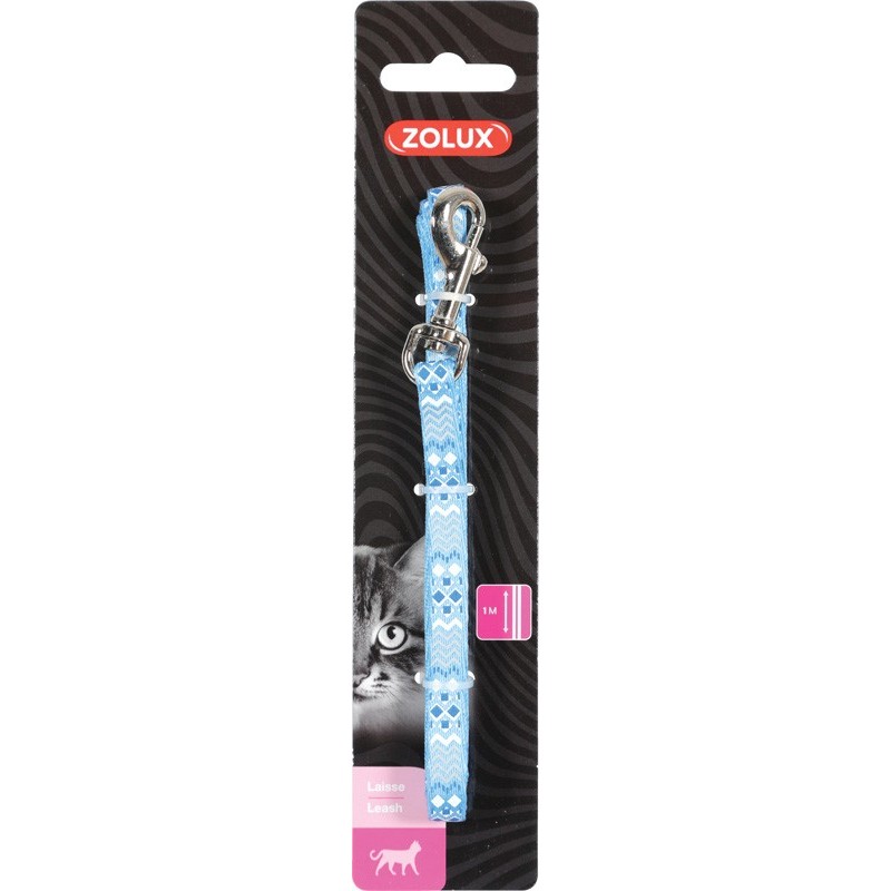 LAISSE NYL ETHNIC REGL BLEU CHAT**Zolux