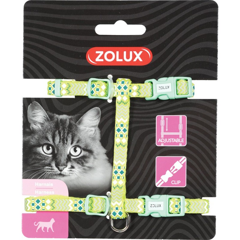 HARNAIS NYL ETHNIC REGL VERT CHAT**Zolux