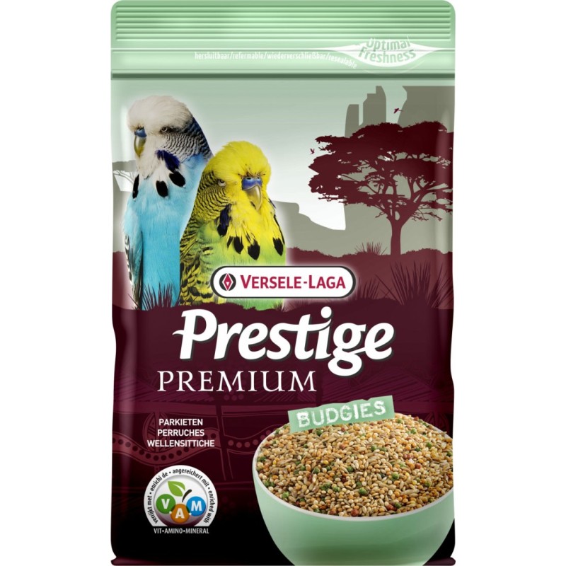 ALIMENTS PREMIUM PERRUCHES ONDULES 0,8kg+ versele  remplace 421688