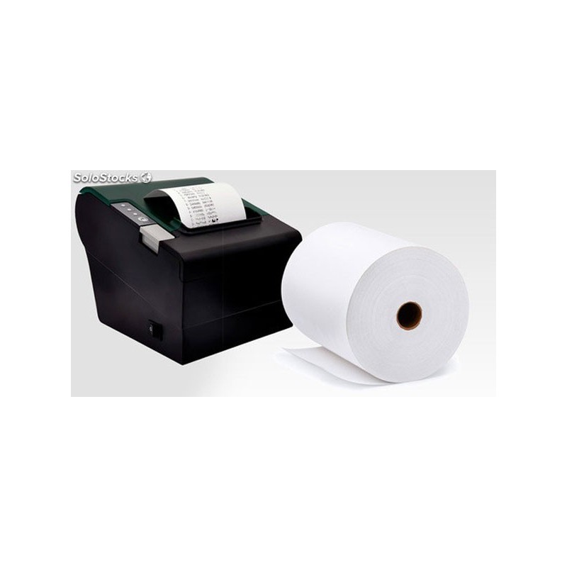 BOBINE PAPIER THERMIQUE 80x80x12 (caisse) uc 5 ROULEAUX