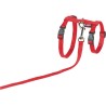 HARNAIS+LAISSE GRAND CHAT ROUGE 34-57CM+120CM** VADI