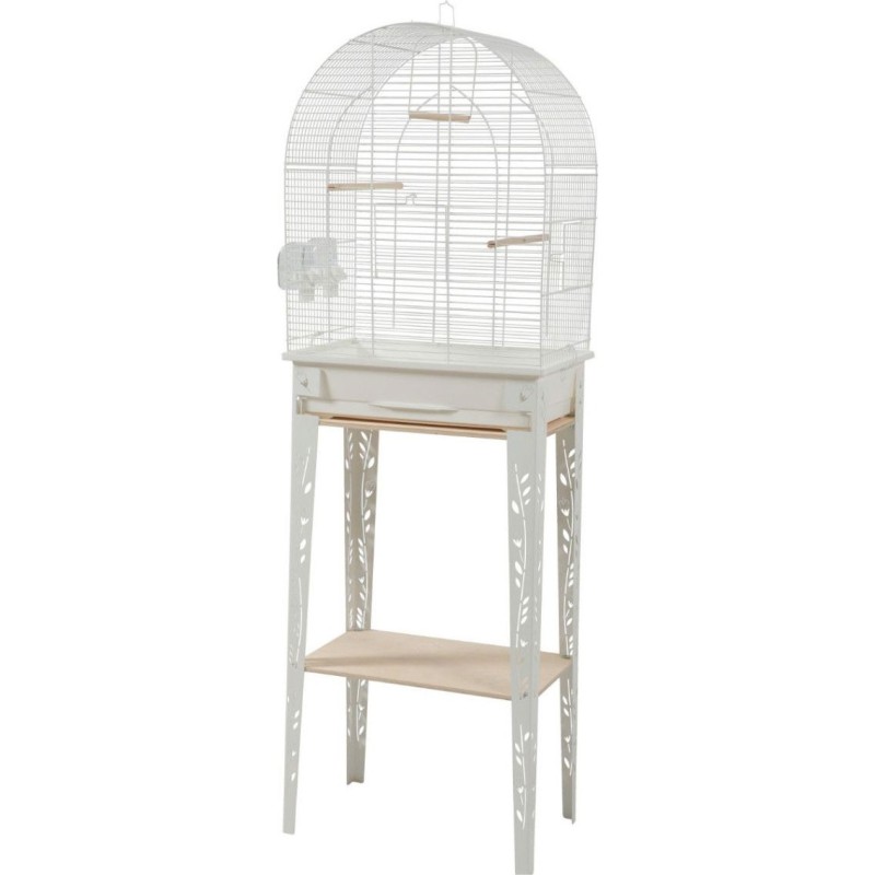 !!!!!!! CAGE OISEAU CHIC PATIO M BLANC +MEUBLE(2colis)** zolux
