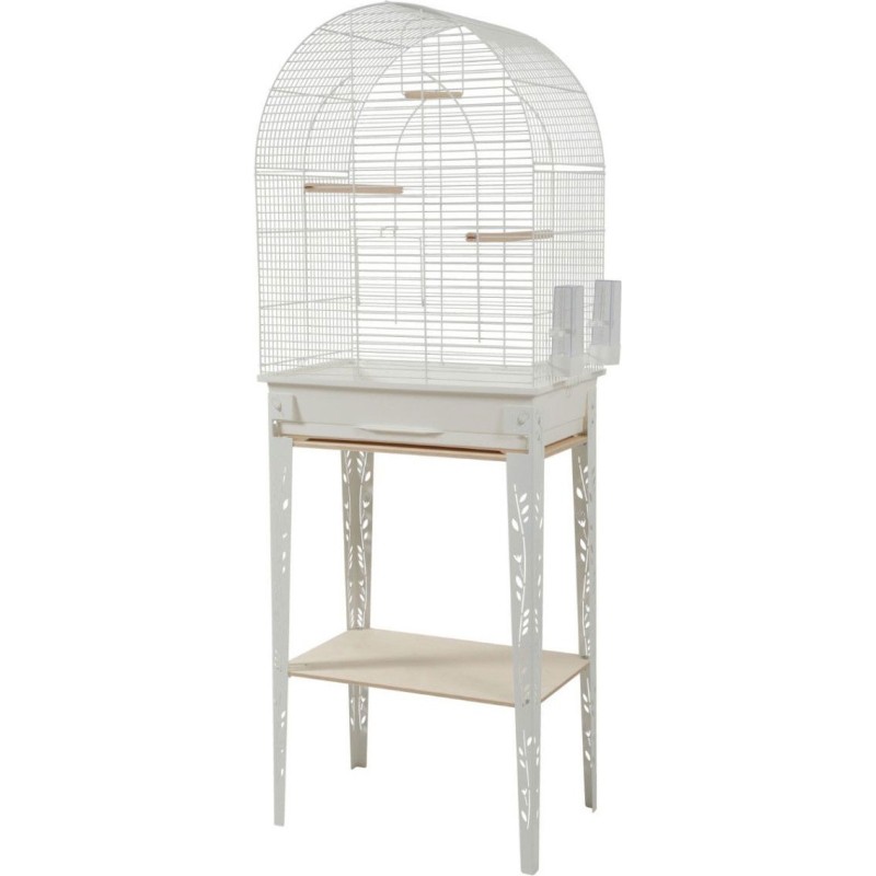 !!!!!!! CAGE OISEAU CHIC PATIO L BLANC+MEUBLE(2colis)** zolux