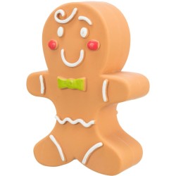 !!!!!!! JOUET NOEL LATEX BONHOMME PAIN EPICE 11 CM