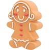 !!!!!!! JOUET NOEL LATEX BONHOMME PAIN EPICE 11 CM