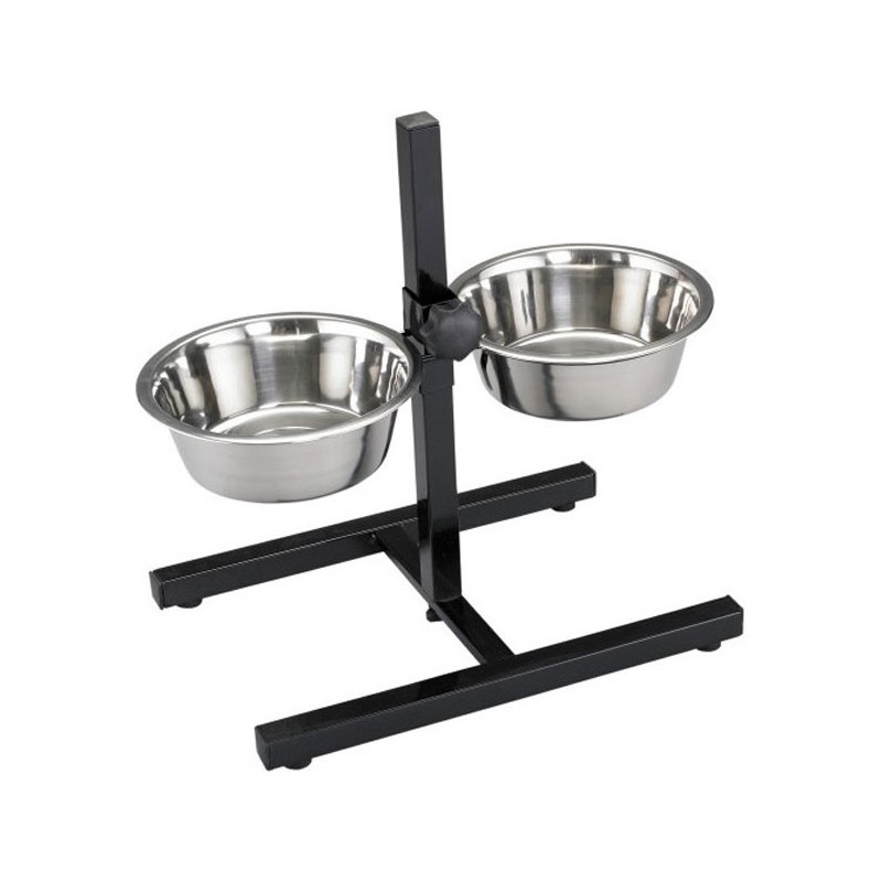 SUPPORT + GAMELLES 25CM 2 X 2.80 L (72833) **