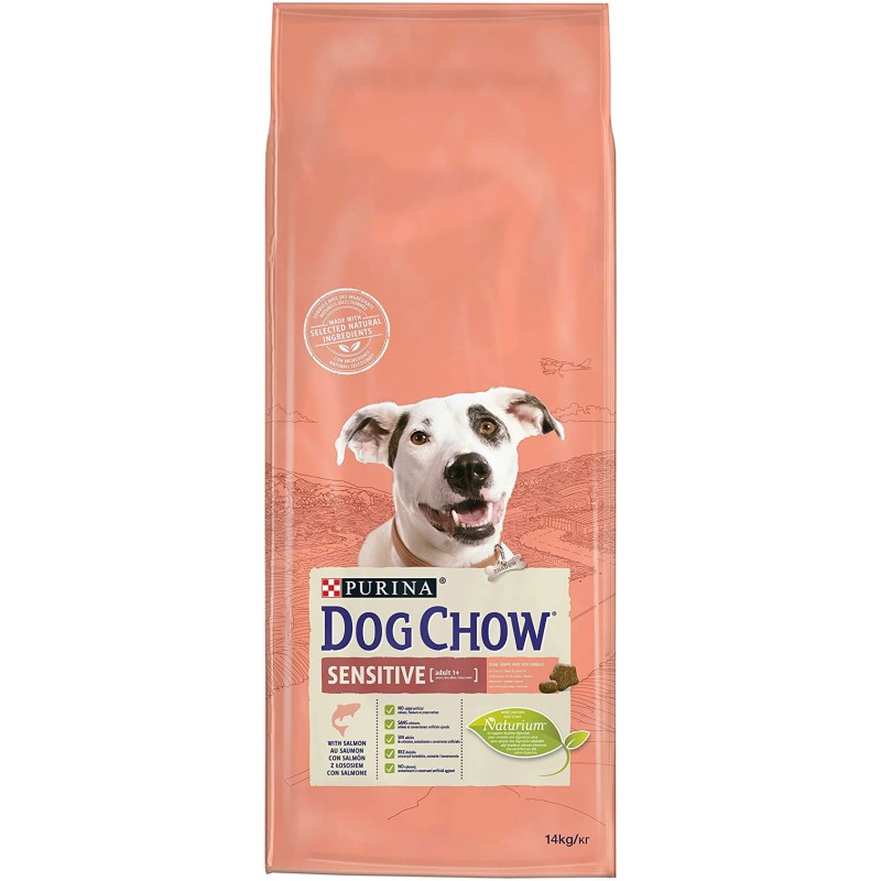 DOG CHOW SENSITIVE saumon 14KG ***