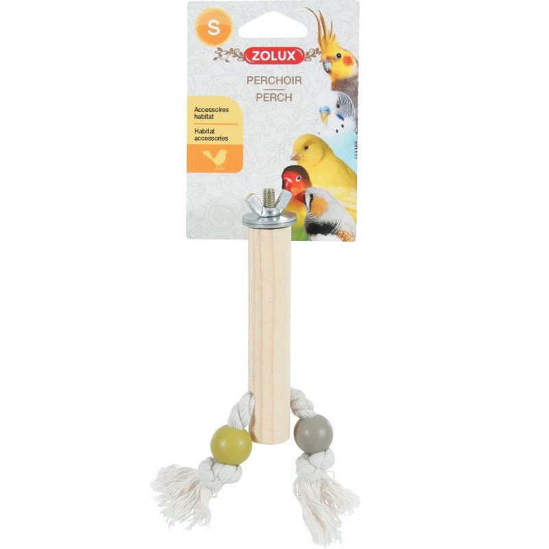 !!!!!  PERCHOIR OISEAU BOIS CORDE S