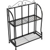Baron Etagere 2 Shelf Black L50W21H64
