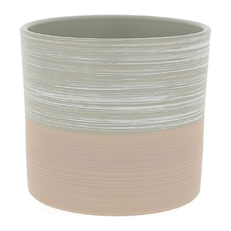 C.POT rose D10.5 H10.5CM