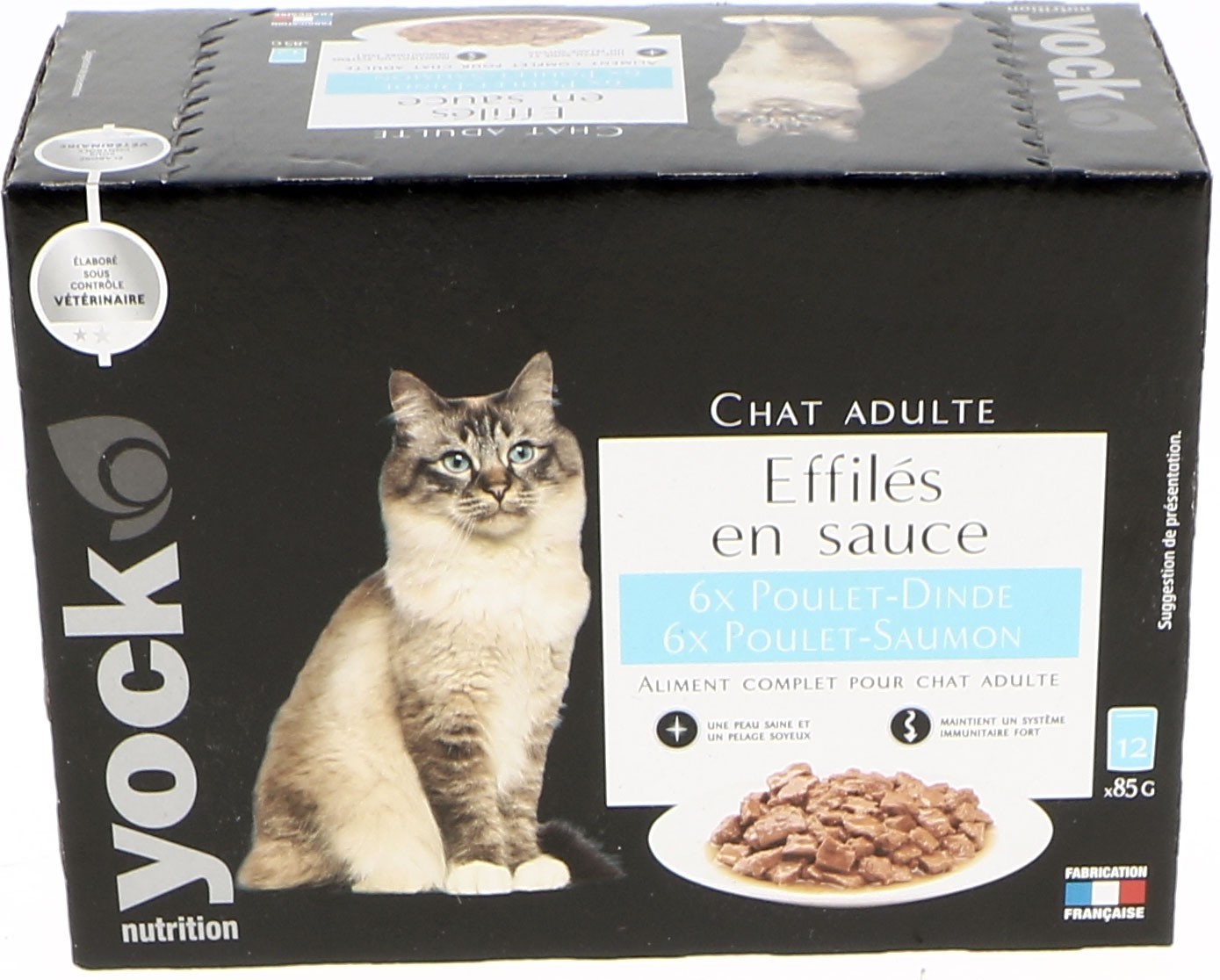 Yock Pochons Chats Adultes Saumon Poulet 12 X 100 G Aniflash Yock Pochons Chats Adultes Saumon Poulet 12 X 100 G Aniflash
