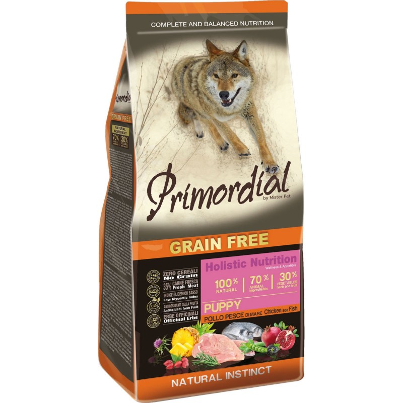 PRIMORDIAL CHIOT POISSON-POULET 2KG