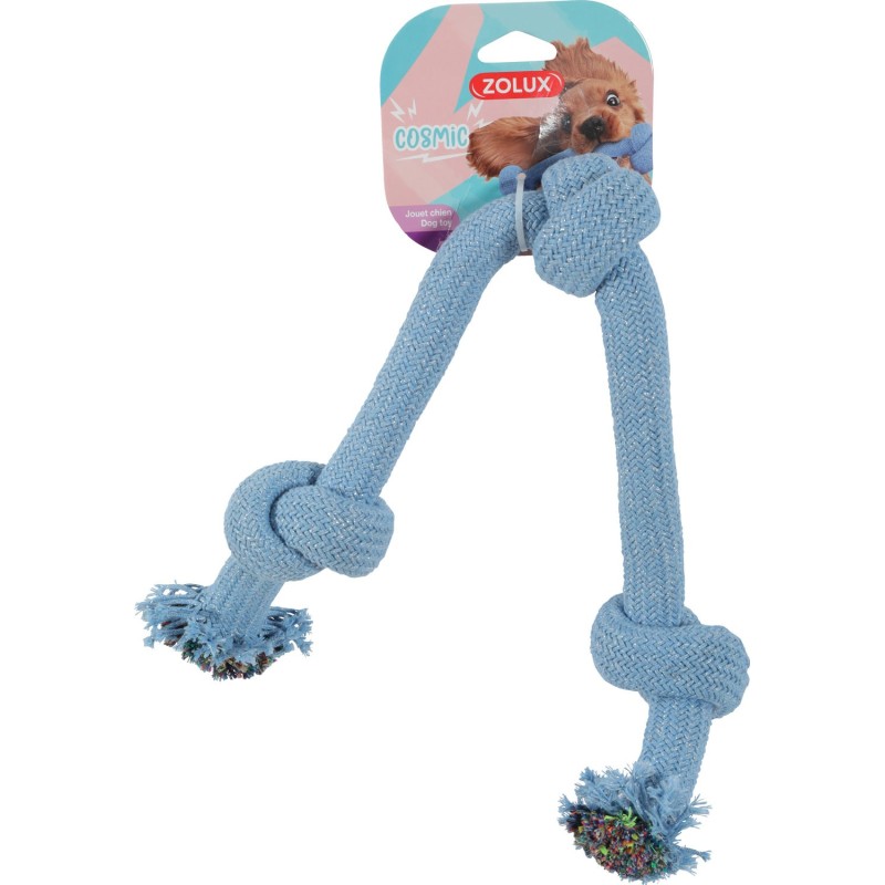 JOUET CORD 3NOEUDS COSMIC 50CM