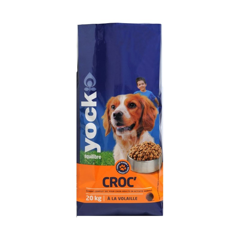 YOCK EQUILIBRE CROC VOLAILLE 20KG 25/12**** UNPET