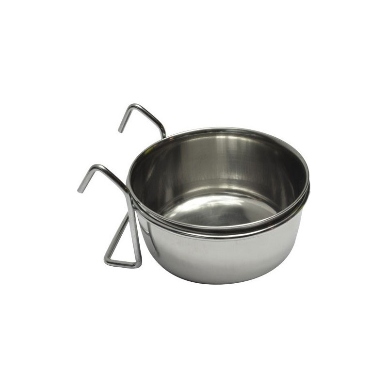 GAMELLE INOX 12,5cm + support crochet*