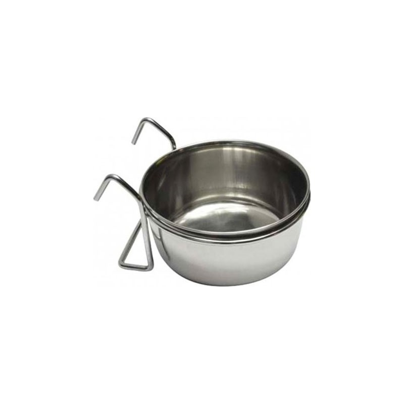 GAMELLE INOX 15cm  support crochet