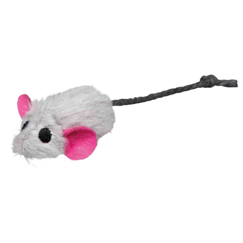 Souris avec noyau catnip, en peluche, catnip, 5 cm, 6 Pcs