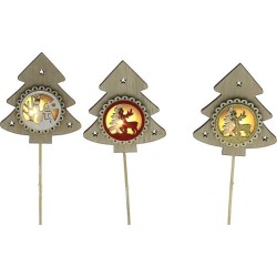 PIC SAPIN LUMINEUX ASST 3...