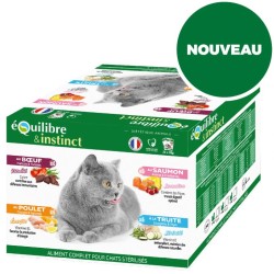 E&I Effilés Chat Multipack 4 saveurs 24x85g