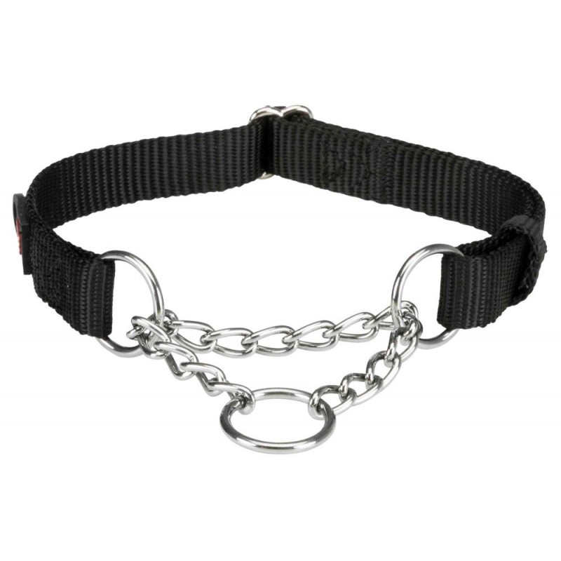 PREMIUM COLLIER SEMI ETRANGLEUR ML 35-50CM 20MM NOIR**