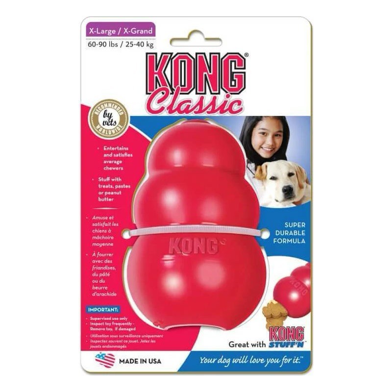 KONG TOY  X-LARGE ROUGE  **