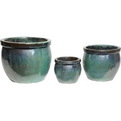 Glazed Delta Rim Celadon S3...