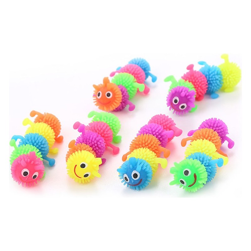 JOUET CHAT LOT DE 2 CHENILLES ARC EN CIEL 