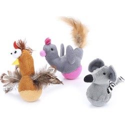 JOUET CHAT CULBUTO + CATNIP