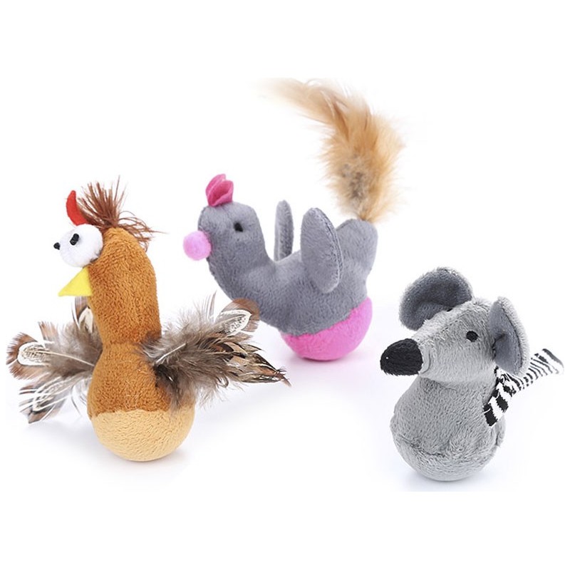 JOUET CHAT CULBUTO + CATNIP